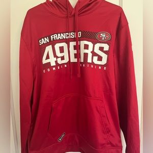 ⭐️NEW⭐️ New Era 49ers Red Hoodie Size:L